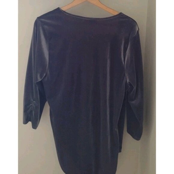 ModCloth V Neck Velour Bodysuit - Picture 7 of 10